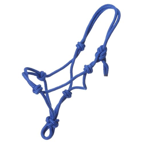 Tough1 Miniature Poly Rope Halter - color: Royal Blue, size: Medium
