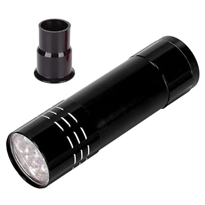 Egg Tester LED Cool Light - Egg Candler Lamp Incubator for Duck Eggs Goose Eggs Crane Quail Eggs Bird Eggs(Black)