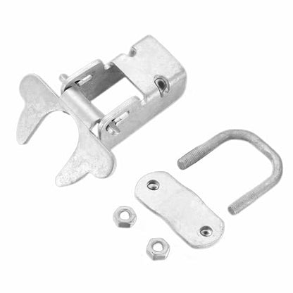 1-3/8" x 1-3/8" Kennel Gate Latch Chain Link Fence Gate Butterfly Latch Galvanized Aluminum Material & Easy to Use