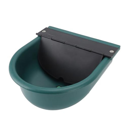 Automatic Animal Drinking Water Bowl, Automatic Livestock Waterer with Float Valve, Plastic Water Trough for Cattle Sheep Horses