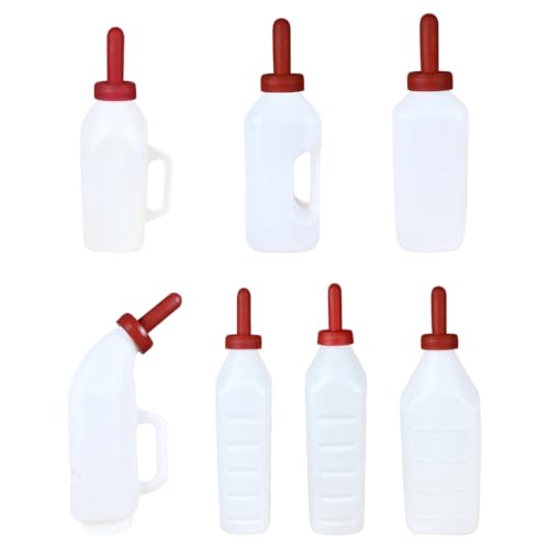Large Capacity Calf Feeder Feeding Bottle with Ergonomic Handle Leakproof Long Nipples Milk Bottle for Farm Livestock