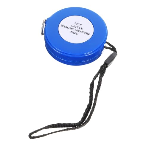 Animal Weight Tape Measure 2.5m Blue Multipurpose Cattle Pig Goat Girth Measuring Tape for Livestock Body Size and Weight Measurement Style