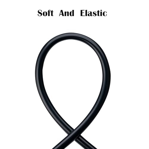 Eastrans 1/2" ID Silicone Tubing, Food Grade 1/2" ID x 5/8" OD Flexible Pure Silicone Hoses High Temp for Home Brewing,10 Feet Length,Black - size: 1/2"ID x 5/8"OD, style: 10 Feet