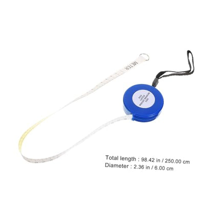 Animal Weight Tape Measure 2.5m for Pig, Cattle, Goat – Blue Sturdy Body Measuring Tape for Livestock Girth and Weight Estimation Style