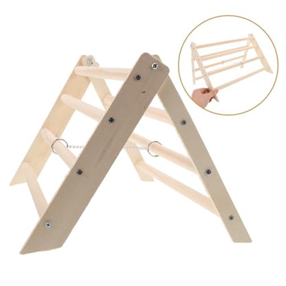 Yardwe Chicken Perch Stand for Poultry Roosting Bar and Climbing Ramp Toy for Chicks and Chickens Easy to Clean Coop Accessory