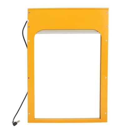 Auto Chicken Door, Battery Powered LED Display Automatic Chicken Door Opener for Duck (Yellow) - color: Yellow