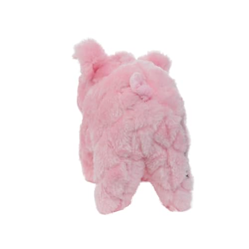 MIGHTY Tuffy Piglet Ultra Durable Plush Dog Toy | Multiple Layers & Reinforced Seams , Washable and Floats , Mighty® Construction - color: Large Pink Piglet