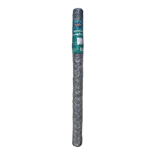 MTB SUPPLY Galvanized Hexagonal Poultry Netting Chicken Wire, 48" x 50' x 2" Mesh, 20GA - size: 48"x50'- 2" 20GA