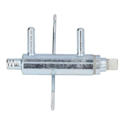 SUNGOOYUE Cow Milking Claw, 16mm Diameter 4 Cup Holes Fast Milk Collection Rust Galvanized Iron, with Hook Design for Milker Cow Dairy Cattle