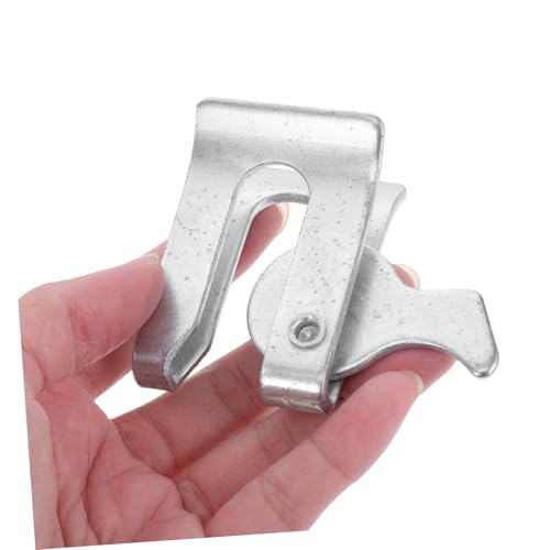 BESPORTBLE 5-Piece Metal Gate Lock Kit for Pig Nursery Gate Latch Swine Farrowing Crate Lock Farm Fence Door Latch Design for Livestock Enclosures