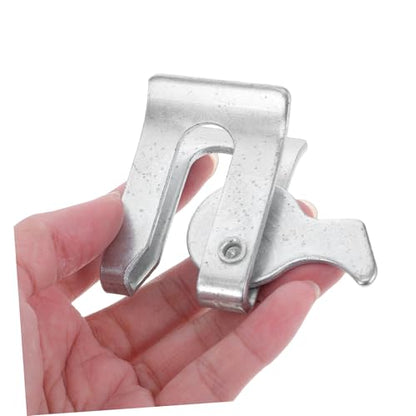 BESPORTBLE 5-Piece Metal Gate Lock Kit for Pig Nursery Gate Latch Swine Farrowing Crate Lock Farm Fence Door Latch Design for Livestock Enclosures