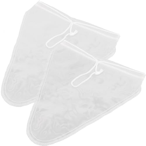 Reusable Nut Milk Bag Strainer 2pcs 12x12 Inch Nylon Fine Mesh Filter for Almond Milk Juice Food Grade Filter Bags for Home Kitchen Use