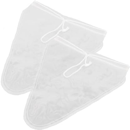Reusable Nut Milk Bag Strainer 2pcs 12x12 Inch Nylon Fine Mesh Filter for Almond Milk Juice Food Grade Filter Bags for Home Kitchen Use