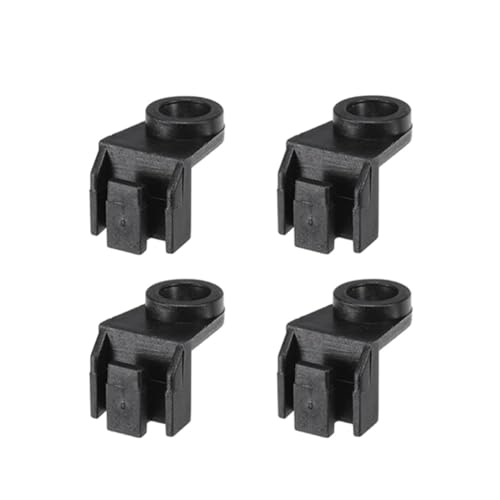 8PCS Universal Electric Radiator Fan Mounting Kit, L-Shape Fan Bracket Feet Mount Legs Install Tab Plastic Electric Engine Intercooler Cooling Fan Mounting Tabs