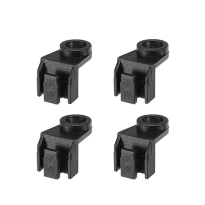 Electric Radiator Intercooler Fan Mounting Kit, L-Shape Fan Bracket Feet Tab Mount Install Legs Engine Universal Plastic Electric Cooling Fan Mounts Tabs (8PCS) - size: 8PCS