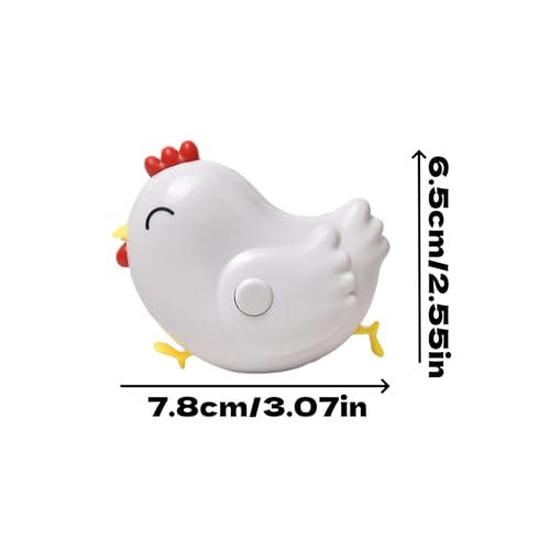 Animal Measuring Tape Chick Shaped Flexible Cute Cartoon Measuring Tape Lightweight Plastic Design for Crafting Sewing and Educational Activities