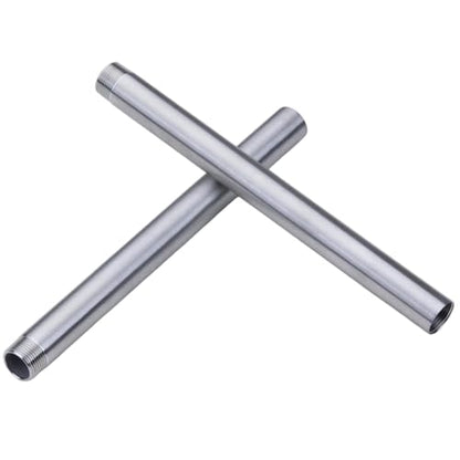 CONSTELLAR 304 Stainless Steel Pipe Nipple - 1" NPT Male x 1" NPT Female Threaded Fitting, 12 Inch (300mm) Length 3mm Wall Thickness Heavy Duty Seamless Pipe Nipple for Water Gas Oil fluid (1 Pack) - size: 1" NPT Male x 1" NPT Female, style: 300mm (12 inc