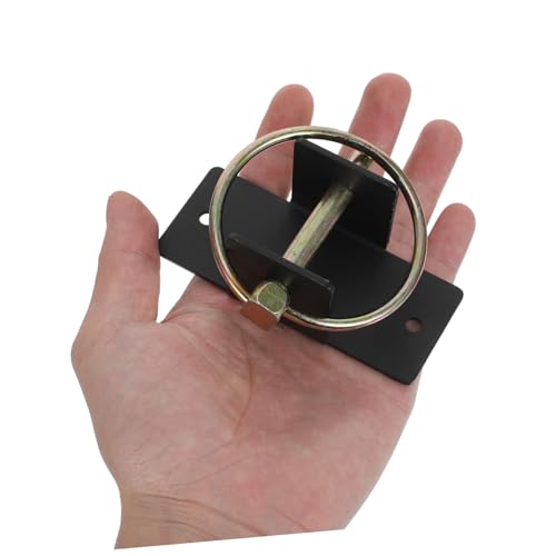 Hemoton Heavy Duty Steel Quick Release Bucket Hook Featuring Safety Pin for Barns and Horse Stalls, Prevents Accidental Bucket Falls, for Slow Hay Bags and Livestock Feeding