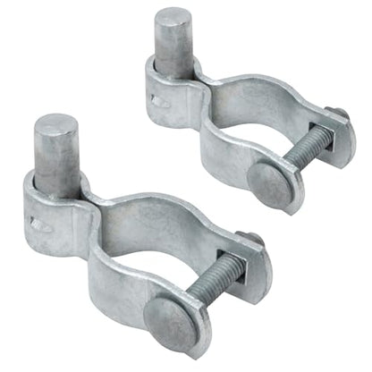 VIVIDA 1-3/8" Chain Link Gate Hinge, Galvanized Male Post Hinge, for 1-3/8" OD Post, Chain Link Fence Hardware, 2 PCS - size: 1-3/8" (2 PCS)