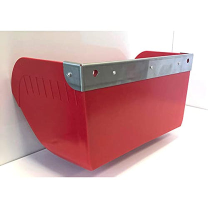 KANE Hanging Feeder with Guard, Red - color: Red