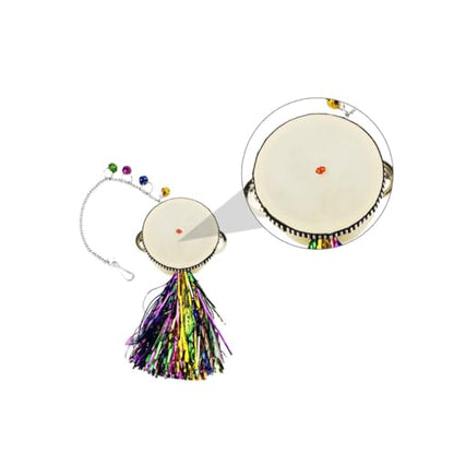 Outanaya Chicken Toy Egg Laying Feature Pet Chicken Hanging Mirror Interactive Plaything