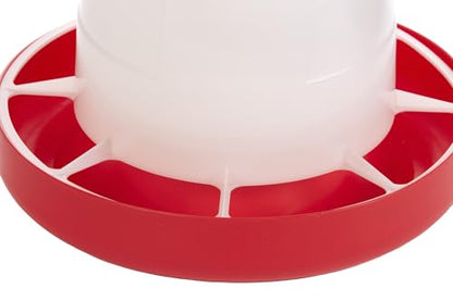 Little Giant® Deluxe Plastic Hanging Poultry Feeder - Heavy Duty Automatic Container for Chickens, Turkeys, Ducks, Geese, and Other Poultry - Made in USA | 22 Pound - size: 22 Pound