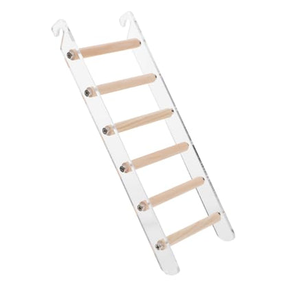 DECHOUS Bird Indoor Toy Small Pet Ladder Bird Biting Ladder Toy for Chicken Coop Parrot Cage
