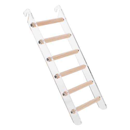 DECHOUS Bird Indoor Toy Small Pet Ladder Bird Biting Ladder Toy for Chicken Coop Parrot Cage