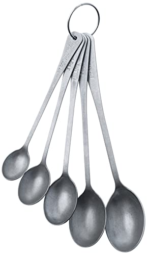 Barfly Measured Bar Spoon Set of 5, Vintage - size: Set of 5 (0.5 tsp, 1 tsp, 1.5 tsp, 2 tsp, 3 tsp)