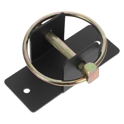 SHOWERORO 1 Set Quick Release Stalls Bucket Hook - Livestock Feeding Water Bucket Hanger - Wall Mounted Hook with Pin for Horse Stalls Livestock Feeding Barn Equipment