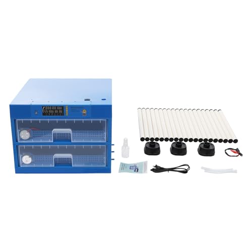 Incubators for Hatching Eggs, 128 Eggs Incubator Automatic Hatcher with Egg Turning and Humidity Control 80W for Chicken Duck Goose Bird Quail Pigeon Poultry Egg Incubator - style: 128-Egg Poultry Hatcher