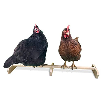 2pcs Wooden Roosting Bar Chicken Wood Stand Wooden Parrot Stand Chicken Roosts and Perches Hens Standing Perch Bird Cage Accessory
