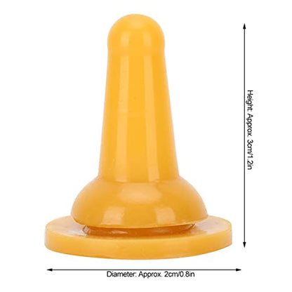Pet Feeding Bottle Nipple 15Pcs Soft Silicone Nursing Nipples for Newborn Puppies Kittens Bunnies Small Animals, Replacement Nurser Pacifier for Syringe or Bottle