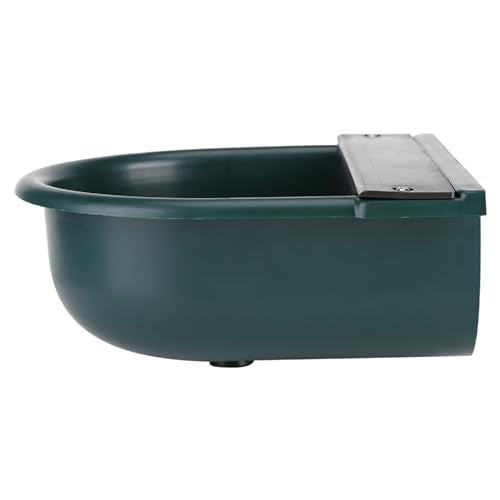 Animal Water Drinking Trough, Automatic Cow Drinking Water Bowl Feeder Trough Dispenser Waterer Livestock Water with Ball Valves for Pet Dog Horse Cattle Goat Sheep