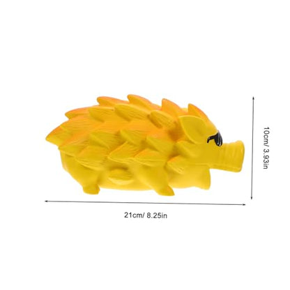 Abaodam Latex Pig Shaped Dog Chew for Puppies Interactive Teeth Grinding Plaything Safe Squeaky Pet for Large Dogs Teeth Cleaning
