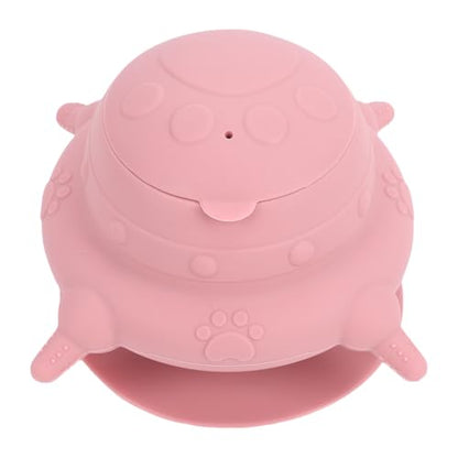 Zerodis Puppy Milk Feeder Nursing Supplies Reusable Food Grade Silicone Kitten Milk Feeding Bowl Pet Nursing Station with Suction Cup Base Kittens Puppies Nipple Feeder Puppy
