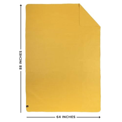 Arcturus Military Wool Blanket - Warm, Thick, Washable - Great for Outdoors, Camping, Stadium Blanket, Picnics, Travel - Car & Bushcraft Survival Kits - color: Gold