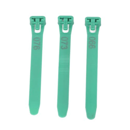 Semme Reusable Chicken Leg Bands Numbered 100 for Easy Poultry Identification Ideal for Ducks Chicks Pigeons Geese (Green) (Green) - color: Green