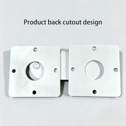 7.5" Flip Gate Latch Lock with Padlock Hole,Matte White 4 mm Aluminum Anti-Rust Alloy Door Latch for Outdoor Wooden Fence, Sliding Open Door,Wooden Fence, Barn Door with Screws (White, 7.5“)