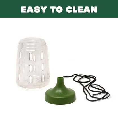 Omlet Pendant Peck Toy | Interactive Slow-Feed Chicken Treat Dispenser | Boredom Busting Enrichment for Hens | Holds About 300g of Feed | Encourages Pecking & Foraging | Available in 2 Designs - style: Pendant
