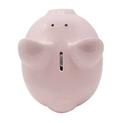 Child to Cherish Ceramic Piggy Bank, Pink - color: Pink