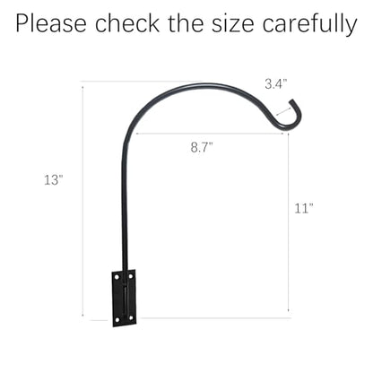 Deck Bird Feeder Hanger Hook Wall Mounted 4 Pack for Railing,Hanging Bird Feeders, Plants, Flower Baskets,Windchimes, Lanterns,Holiday Decoration