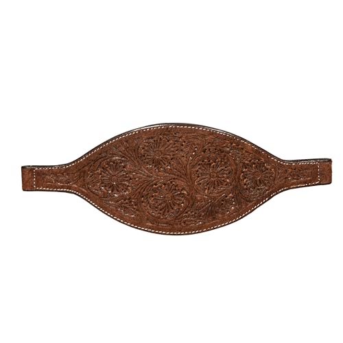 Professional's Choice Chocolate Floral Roughout Bronc Halter | S