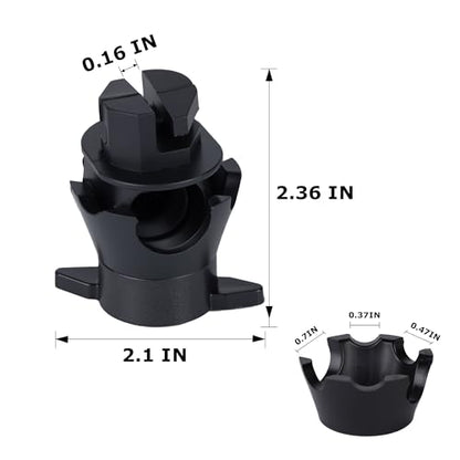 50 Pcs Electric Fence Insulators Round Post Clips Electric Wire Insulators Holding for Pig Tail Fiberglass Electric Fence Post - size: 50 pcs