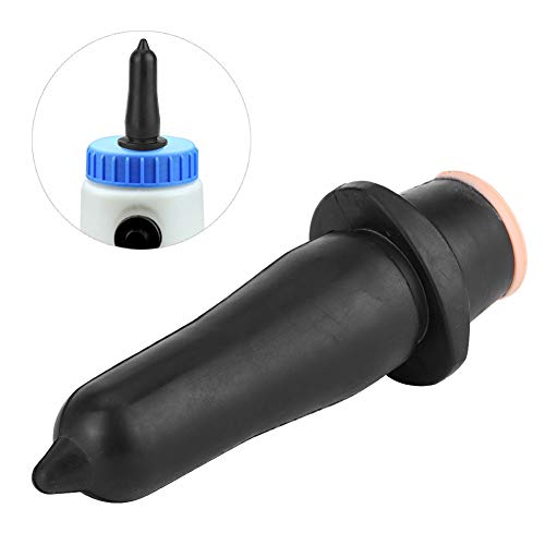 Rubber Calf Nipple Durable Soft Cattle Sheep Livestock Milk Feeding Bottle Nipple for HL MP73D, Food Grade, 4.33x1.38x1.38, 1PCS, Farm Ranch (HL-MP73D)