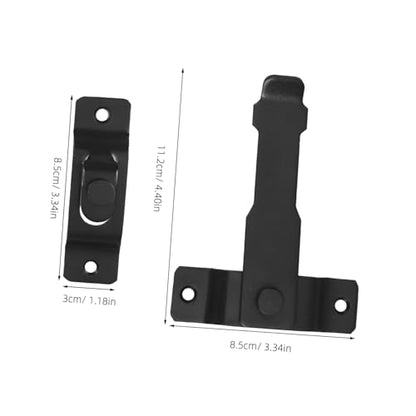 POPETPOP Stainless Steel Heavy Duty Barn Door Latch Lock Secure Flip Lock for Gates and Fences PET Cage Weather-Resistant Door Hardware