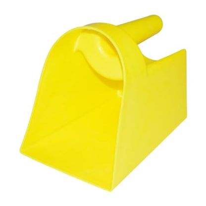 Reusable Plastic Feed Scoop With Heavy Duty Handle For Grain Livestock Farm Use