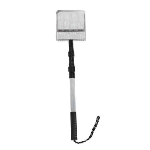 RiToEasysports Garbage Shovel, Anti Stick Metal Long Handle Chicken Coop Cleaner for Farmers Pet Owners and Backyard Cleanup