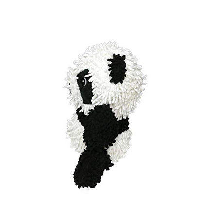 MIGHTY® 2 Pack Microfiber Medium Panda Dog Toys | Ultra Durable Plush Toy with Multiple Layers & Reinforced Seams , Washable and Floats , Mighty® Construction - color: 2PK Black White Panda