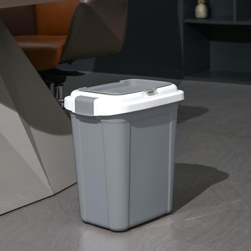Ashfield & Harkness: Airtight Pet Food Storage Container - 23 Qt, Grey - Holds 20 lbs, Lightweight Bin & Measuring Scooper, Dogs-Cats-Animal Supplies - color: Grey, size: 20 lbs